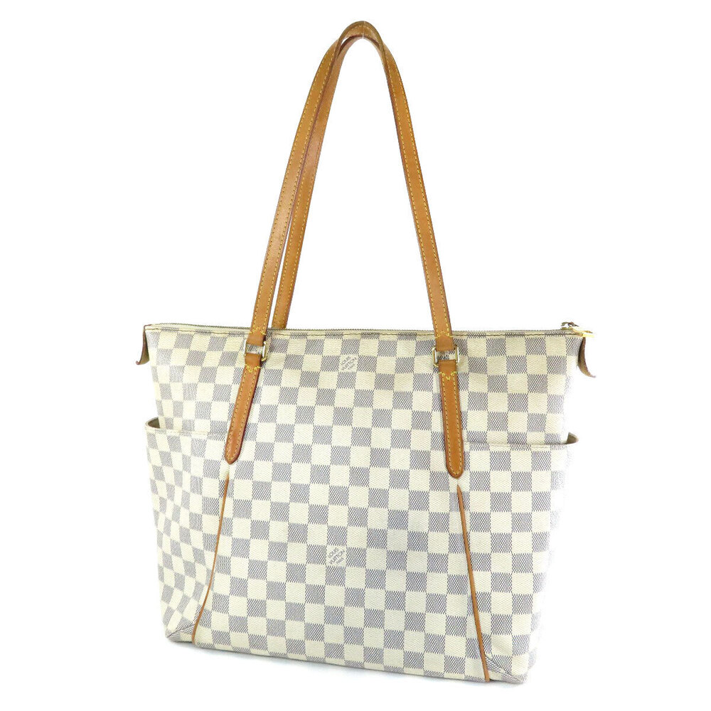 Louis Vuitton Damier Bag Canvas Tote Totally Brown